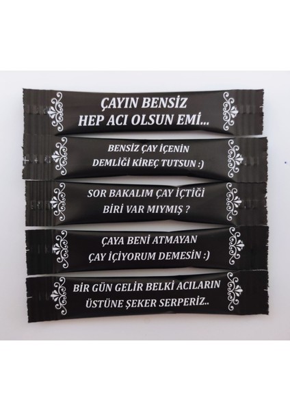 Stick Şeker Mizah Içeren 250 Adet 4 gr