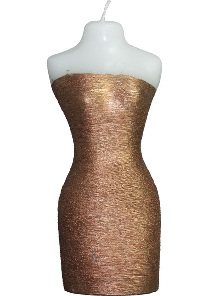 MİSSİ YARIM BAKIR TARAMALI VÜCUD MUM