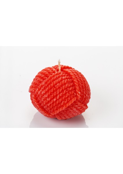 MİSSİ MARİN 10 CM KIRMIZI HALAT MUM
