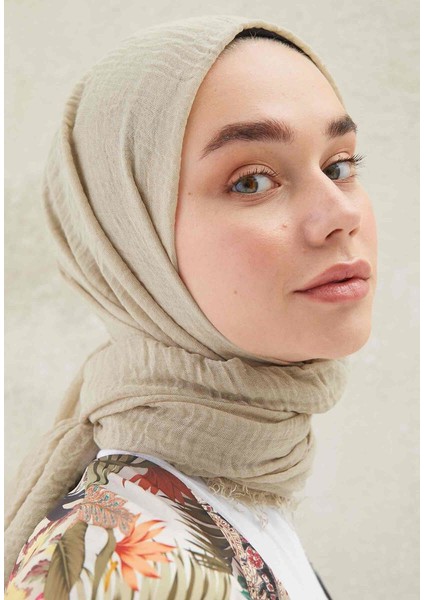 Bürümcük Şal Naturel Bej modelleri