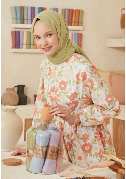 Ince Pamuk Vual Sal Nil Yeşili