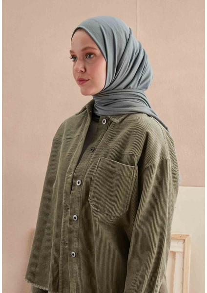 Penye Şal Mavi / Gri fırsatları