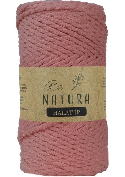 3mm 250G Pembe Büküm Halat Makrome Ipi