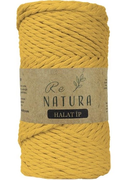 3mm 250G Sarı Büküm Halat Makrome Ipi