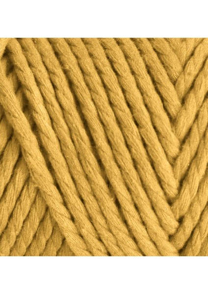 3mm 250G Sarı Büküm Halat Makrome Ipi