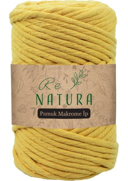 5mm 500G Sarı Taranabilir Makrome Ipi