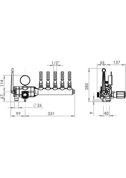 Holder Makina-Uzun Tip Regülatör