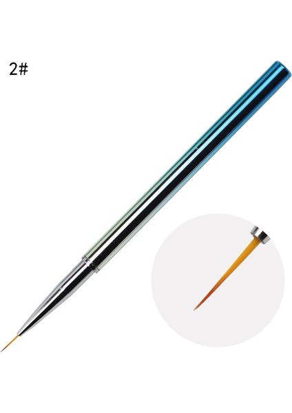 3lü Liner Nail Art Fırça modelleri