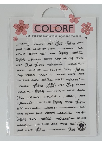 Tırnak Sticker fiyatları