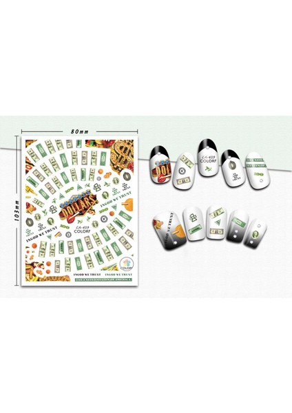 Tırnak Sticker modelleri