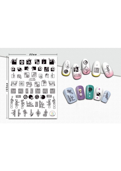 Tırnak Sticker modelleri