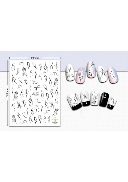 Tırnak Sticker modelleri