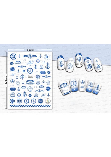 Tırnak Sticker modelleri