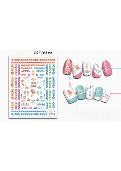 Tırnak Sticker modelleri