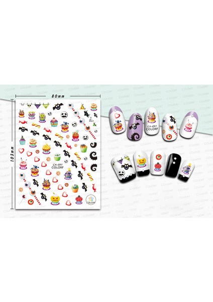 Tırnak Sticker modelleri