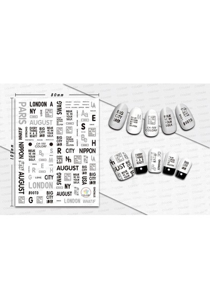 Tırnak Sticker modelleri