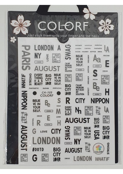 Tırnak Sticker fırsatları