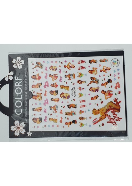 Tırnak Sticker modelleri