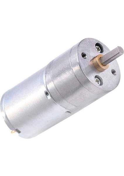 12V 25MM 26 Rpm Redüktörlü Dc Motor