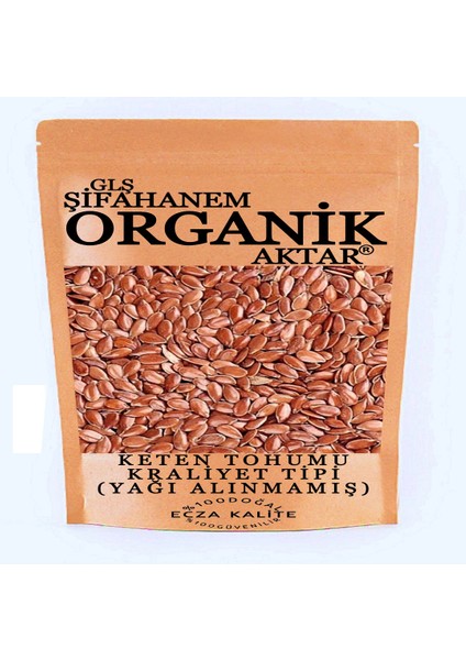 Keten Tohumu Yağı Alınmamış 1 kg