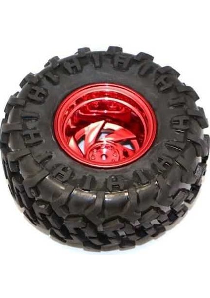 Büyük Arazi Tekerleği 125 mm x 58 mm - Kırmızı