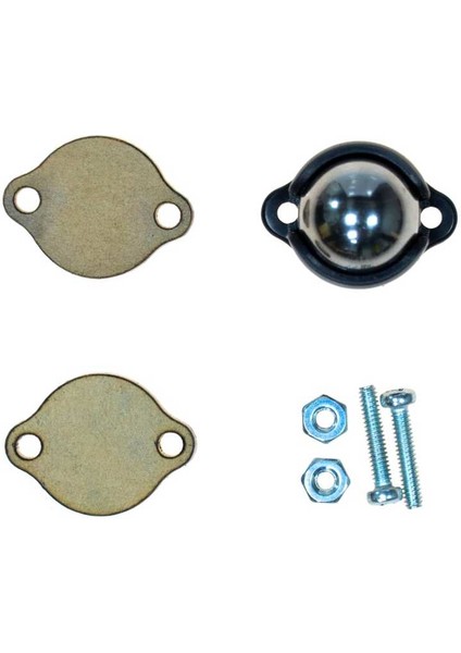 Ball Caster With 1/2 Inch Metal Ball (Sarhoş Teker 12.7 Mm) - PL-953