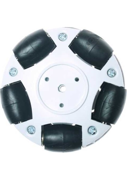 60MM Plastik Omni Tekerlek - Beyaz