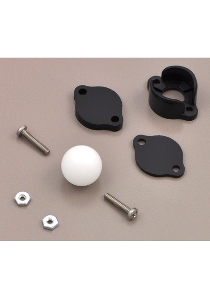 Ball Caster With 1/2 Inch Plastic Ball (Sarhoş Teker 12.7 Mm) - PL-952