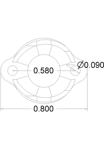 Ball Caster With 1/2 Inch Plastic Ball (Sarhoş Teker 12.7 Mm) - PL-952