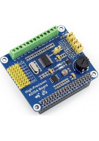 Raspberry Pi Yüksek Çözünürlüklü Ad/da Dönüştürücü Kartı