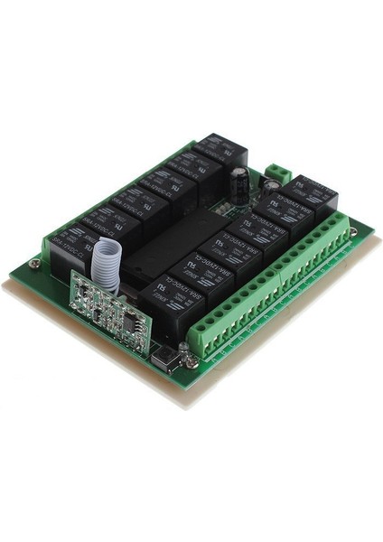 12 Kanal 433 Mhz Kablosuz Rf Alıcılı Röle Kartı - Kutulu