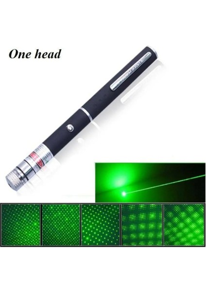 Pilli Yeşil Kalem Tipi Lazer Pointer