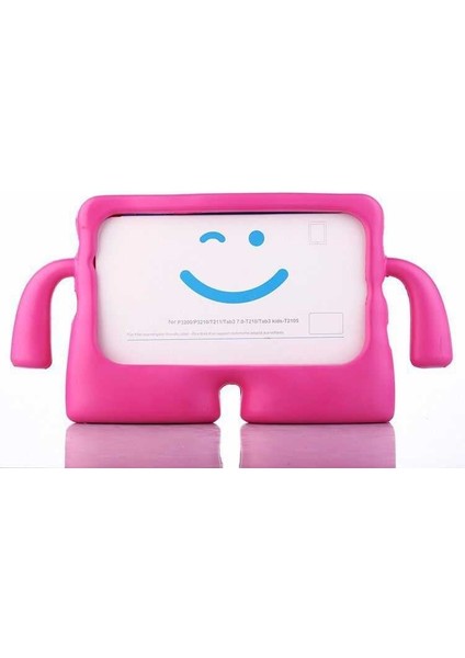 iPad 10.2 (8.nesil) Figürlü Silikon Çocuk Tablet Standlı Kılıf