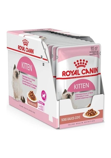 Kitten Instinctive Gebe-Yavru Kedi Konservesi 85 gr 12LI