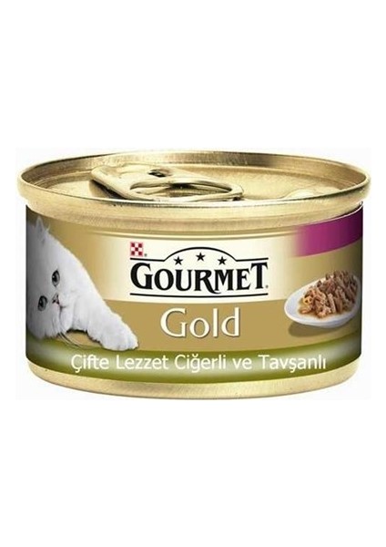 Pro Plan Proplan Gourmet Gold Ciğerli Tavşanlı Kedi Konservesi 85 gr