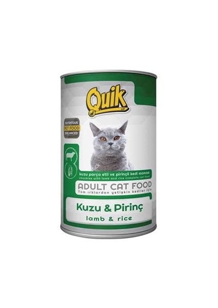 Kuzu Etli-Pirinçli Kedi Konservesi 415 gr