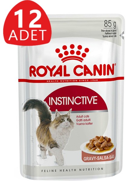 Instınctive Gravy Kedi Maması 85 gr x 12 Adet
