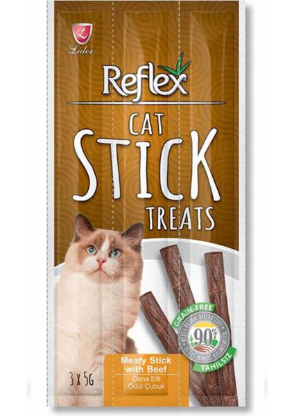Biftekli Kedi Ödül Çubuğu 5 gr 3 Adet