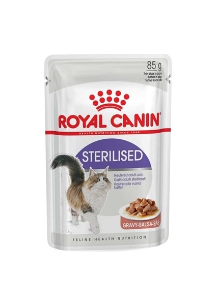 Sterilised Soslu Kısırlaştırılmış Kedi Konservesi 85 gr