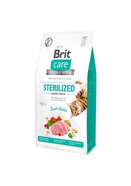 Tahılsız Sterilised Urinary Tavuklu Kedi Maması 7kg