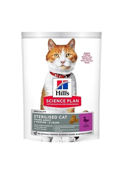 Sterilised Duck Ördekli Kısırlaştırılmış Kedi Maması 1.5 kg