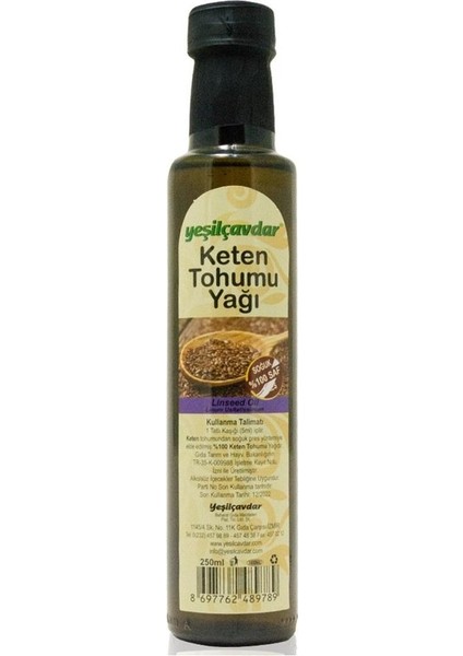 Keten Tohumu Yağı 250 ml