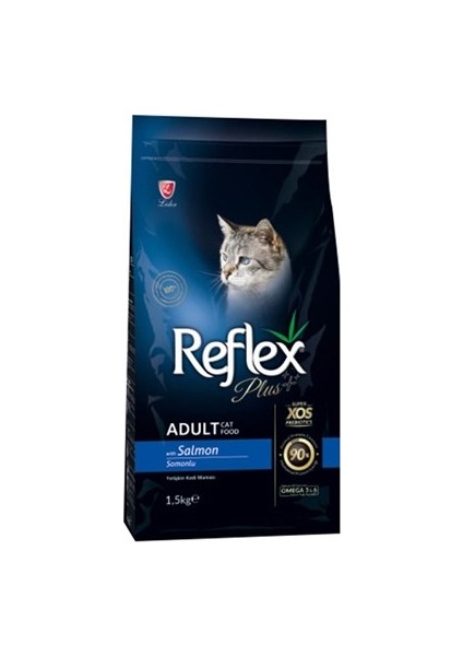 Plus Somonlu Yetişkin Kedi Maması 15 kg