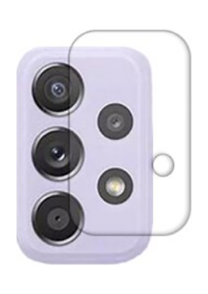 Samsung Galaxy A52 Kamera Lens Koruyucu Nano Renksiz