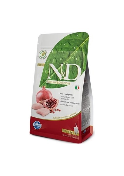 Tahılsız Tavuk & Nar Yavru, Hamile, Emziren Kedi Maması 1.5 kg