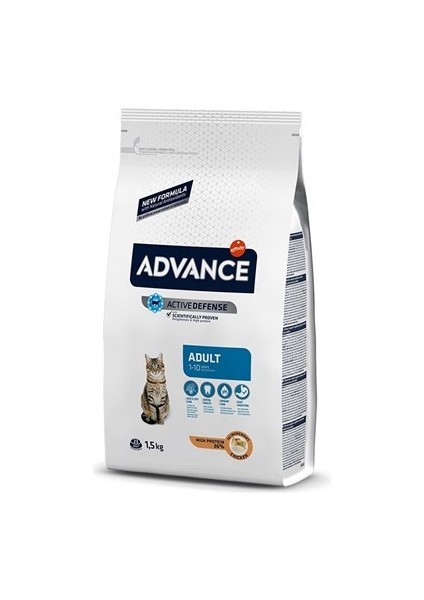 Cat Adult Tavuklu Pirinçli Yetişkin Kedi Maması 1,5 kg