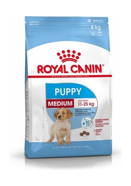 Medium Puppy Orta Irk Yavru Kuru Köpek Maması 4 kg