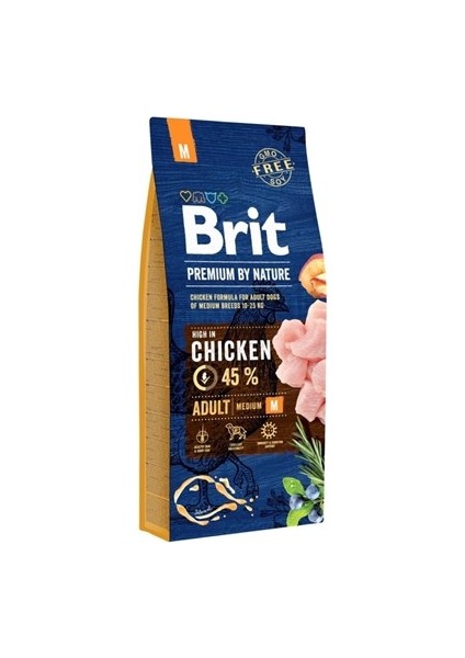 Brit Premium Tavuklu Yetişkin Orta Irk Köpek Maması 15 kg