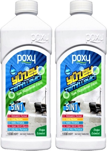 Parfümlü Yüzey Temizleyici Doğa Esintisi 1 Lt x 2 Adet