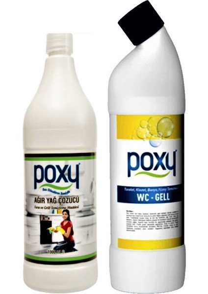 Ağır Yağ Çözücü 1 Lt & Wc Jell 1 Lt